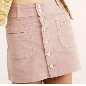 Free People Joanie corduroy skirt 26 Long